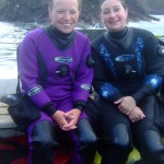 Miranda Krestovnikoff and Marine Ranger Georgia Conolly Miranda Krestovnikoff and Marine Ranger Georgia Conolly